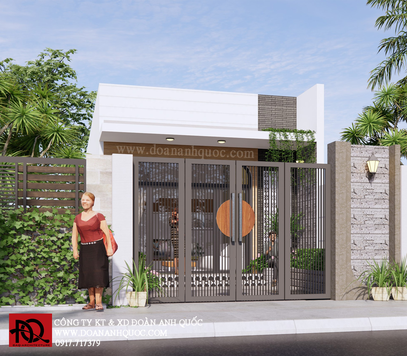 Thiết kế nhà cấp 4 hiện đại năm 2021 _ MS19 - Xây nhà Phan Thiết